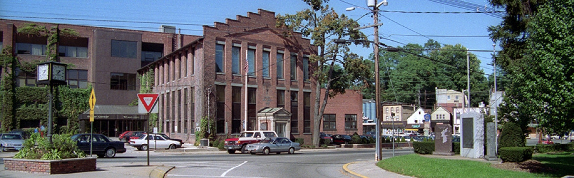 Early 1990s photo of the old American Hard Rubber factory, Butler NJ