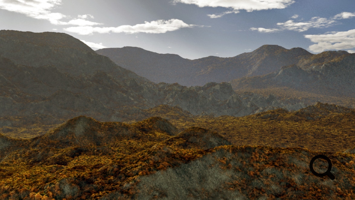 Planetside Terragen 4 rendered landscape