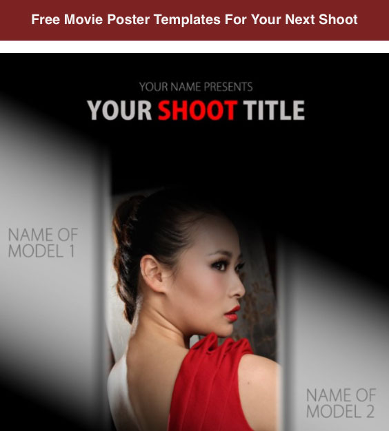 Free Movie Poster Templates For Your Next Shoot